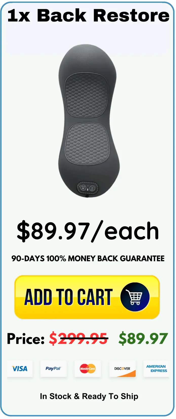 Back Restore price 